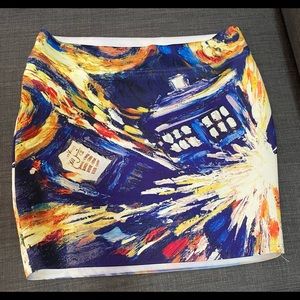 Her Universe Doctor Who Skirt Large